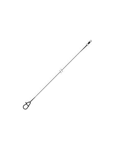 Titanium VMC twitch leader 1X7- 8kg  20cm