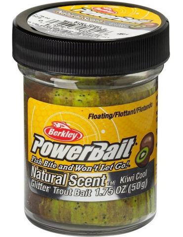 Pâte BERKLEY Powerbait Natural Scent Fruit Kiwi Cool 50gr
