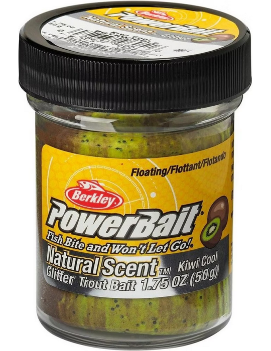 Pâte BERKLEY Powerbait Natural Scent Fruit Kiwi Cool 50gr