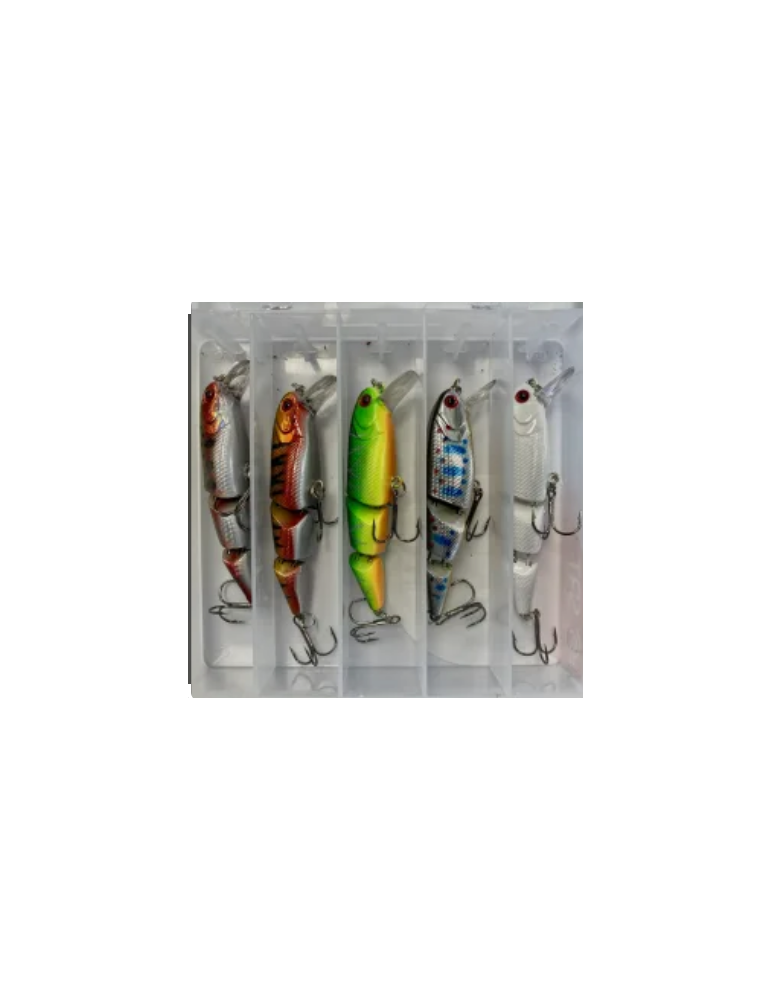 Kit leurres SRT jointed- 8cm/ 5pcs