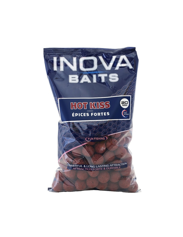 Bouillettes FUN FISHING inova hot kiss 20mm - 800gr