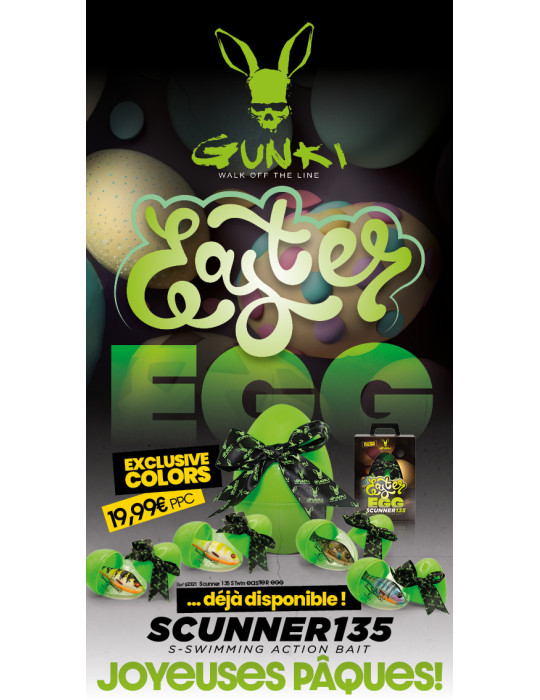 Oeuf de Pâques GUNKI Easter egg scunner 135