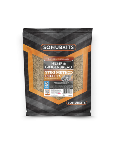 Pellets fin perfect Sonubaits Stiki method hemp-gingerbread- 2mm