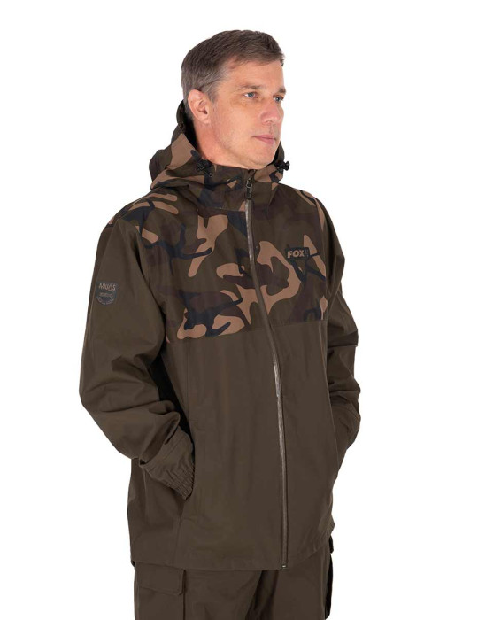 Veste FOX aquos rs25k khaki/camo std- XXXL