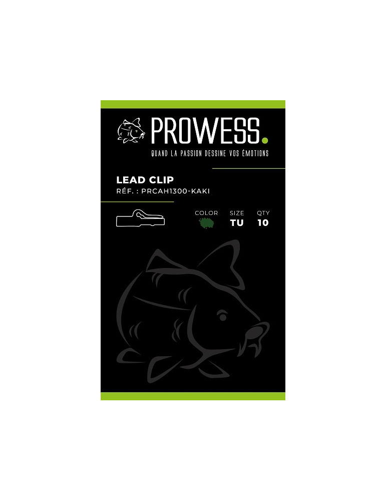 Lead clip PROWESS kaki