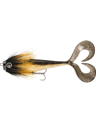 Leurre RAPALA predator soft olio + mustache rig-  black widow