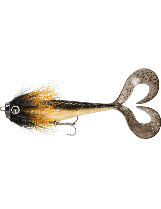 RAPALA predator soft olio + mustache rig-  black widow