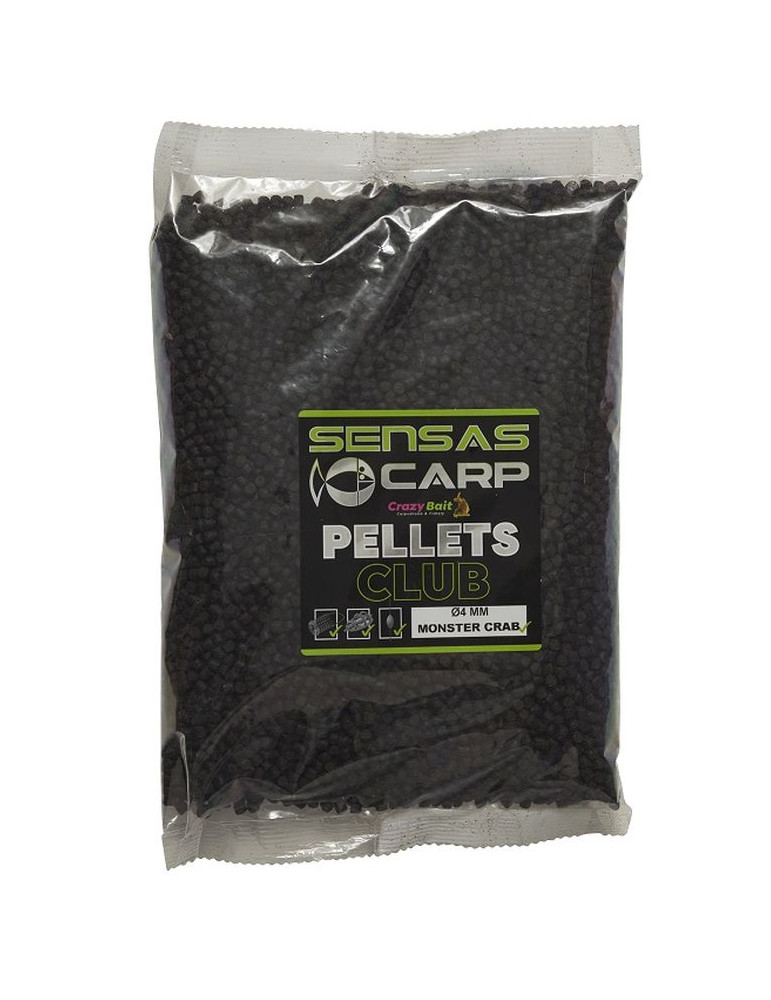 Pellets SENSAS club monster crab 4mm- 800gr
