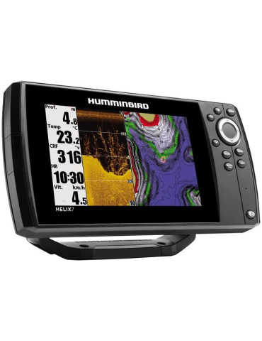 Sondeur HUMMINBIRD Helix 7X CHIRP GPS G4N sonde tableau arrière