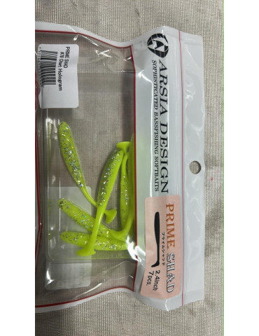 Leurre ARSIA DESIGN prime shad 2.4inch chart hologram