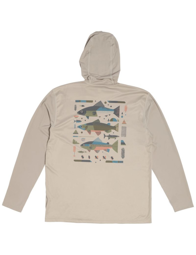 Sweat SIMMS Tech Hoody Artist Series Lunar Gray Taille M