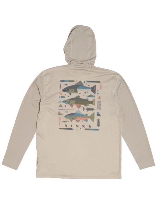 Sweat SIMMS Tech Hoody Artist Series Lunar Gray Taille M