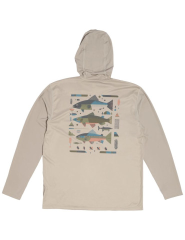 Sweat SIMMS Tech Hoody Artist Series Lunar Gray Taille XL 2