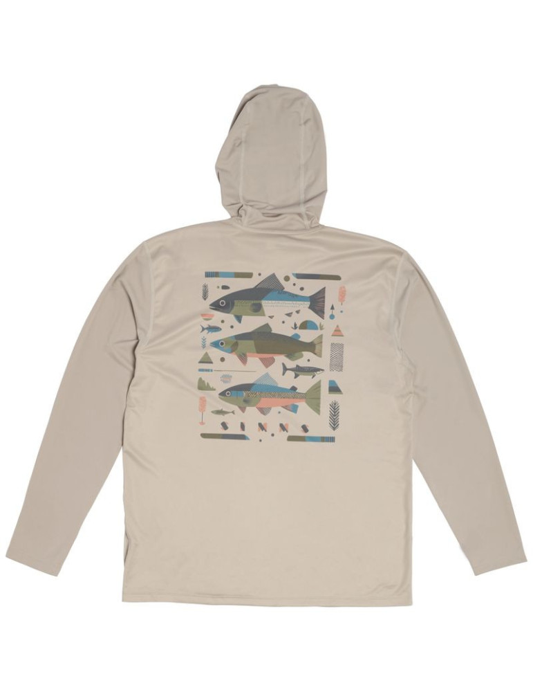 Sweat SIMMS Tech Hoody Artist Series Lunar Gray Taille XXL
