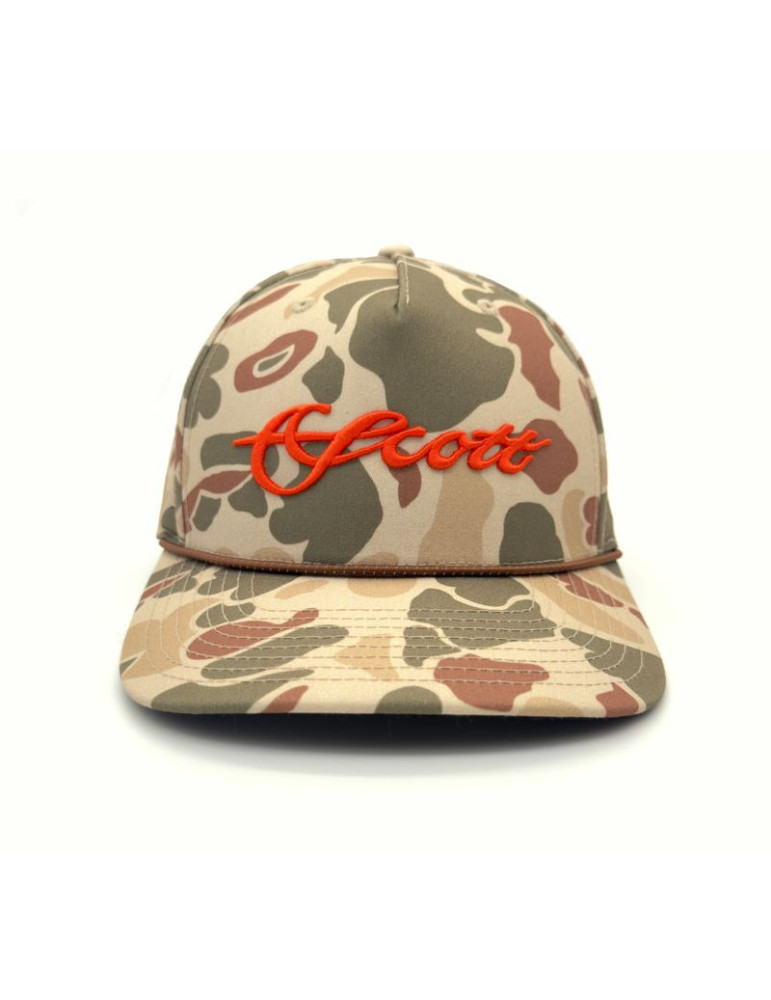 Casquette Duck Camo Hat Scott Script camo red