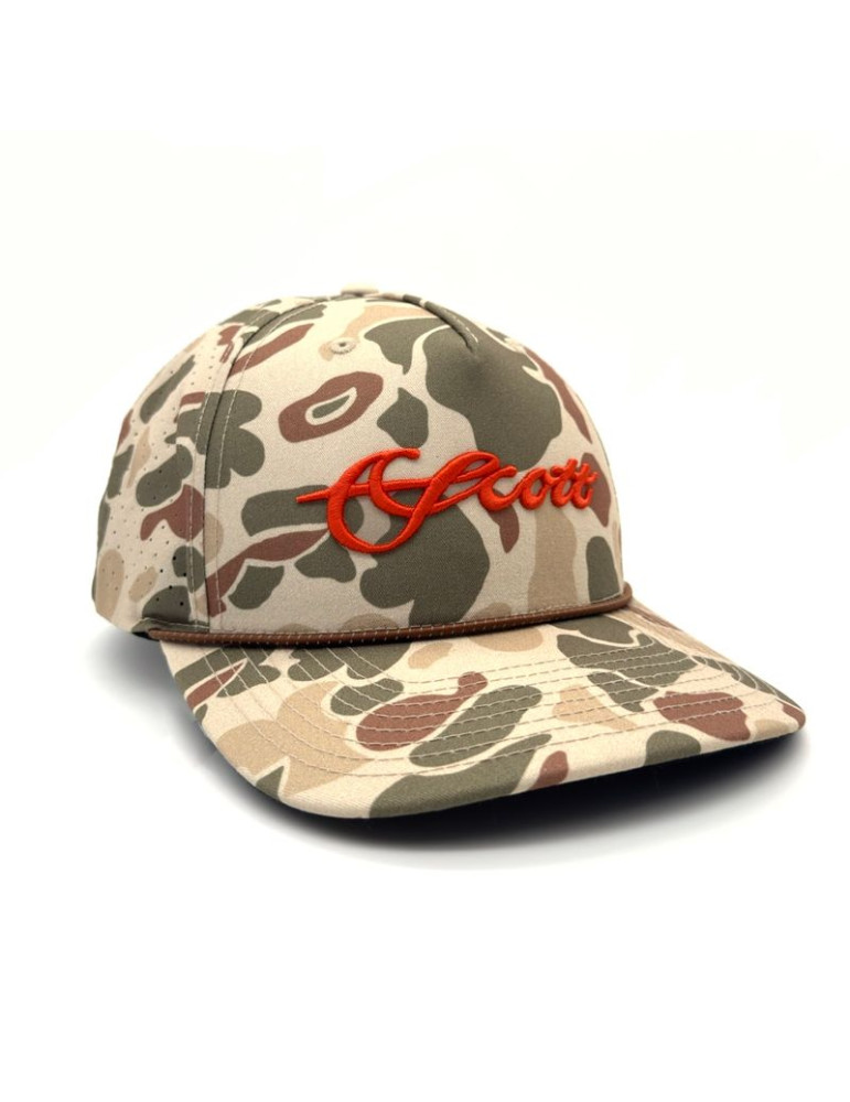 Casquette Duck Camo Hat Scott Script camo red