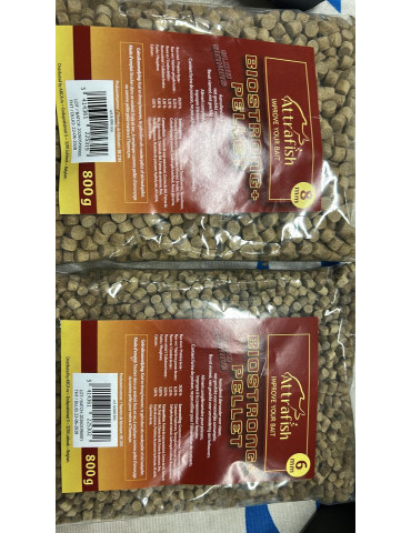 Pellets ATTRAFISH biostrong+ 8mm- 800gr