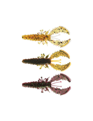 Leurre WESTIN crecraw slim clear water mix- 4pcs