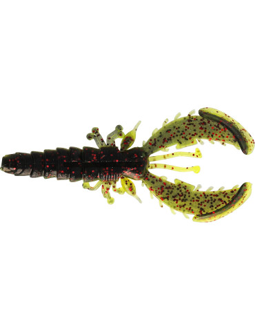 Leurre WESTIN crecraw slim black chartreuse - 4pcs