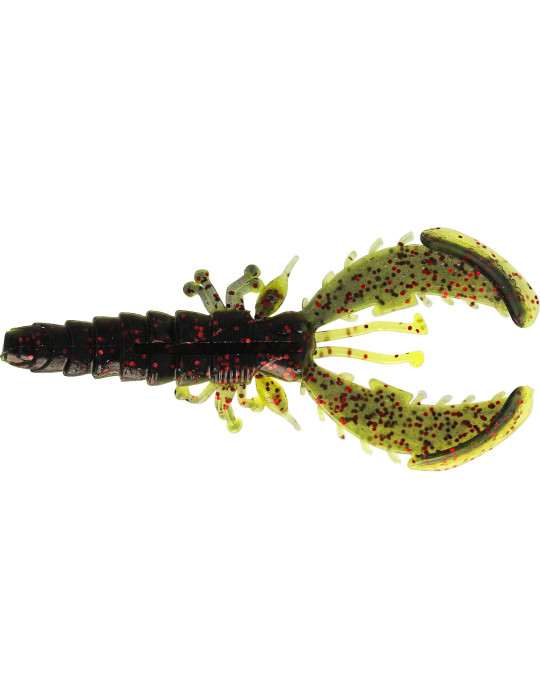 Leurre WESTIN crecraw slim black chartreuse - 4pcs