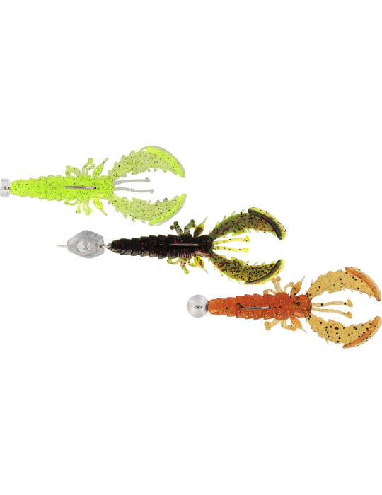 Leurre WESTIN crecraw slim R'N R dark water mix- 3pcs