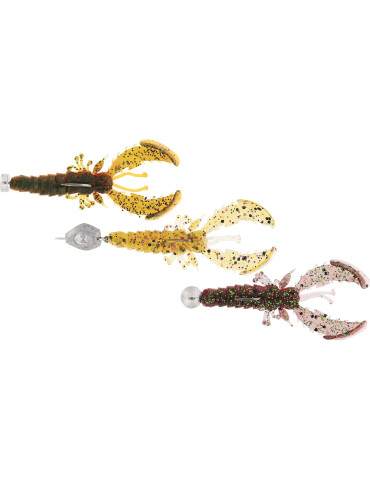 Leurre WESTIN crecraw slim R'N R clear water mix- 3pcs