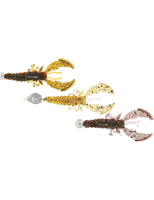 Leurre WESTIN crecraw slim R'N R clear water mix- 3pcs