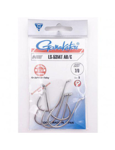 Hameçons GAMAKATSU  LS-5314T AR/c- 5/0