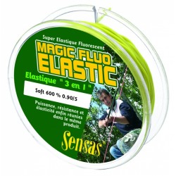 Elastique SENSAS Magic fluo soft 600% 0.7mm