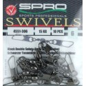 SPRO Double safety snap swivel n°18