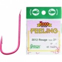 Hooks SENSAS Feeling 3012 Red n°24