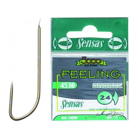 Hameçons SENSAS 4530 Bronzé n°22