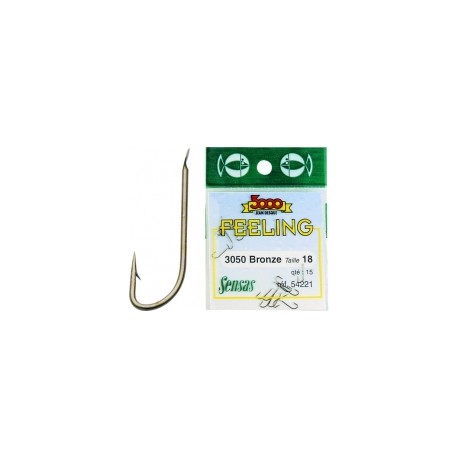 Hameçons SENSAS 3050 Bronzé  n°20