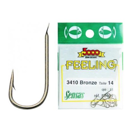 Hameçons SENSAS 3410 Bronzés n°17