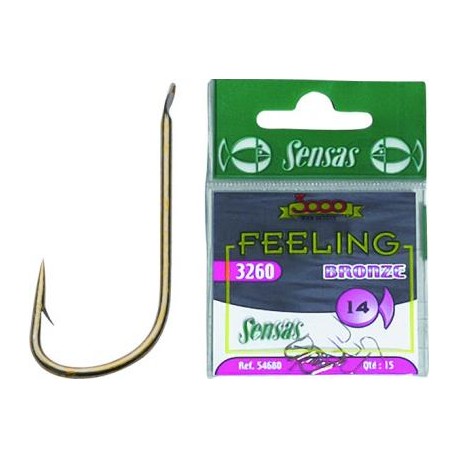 Hooks SENSAS 3260 Bronzé n°22