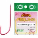 Hooks SENSAS Feeling 3532 Red n°24