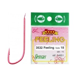 Hooks SENSAS 3532 Red n°20