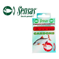 Line leader SENSAS Roach 40cm 0.08mm n°20
