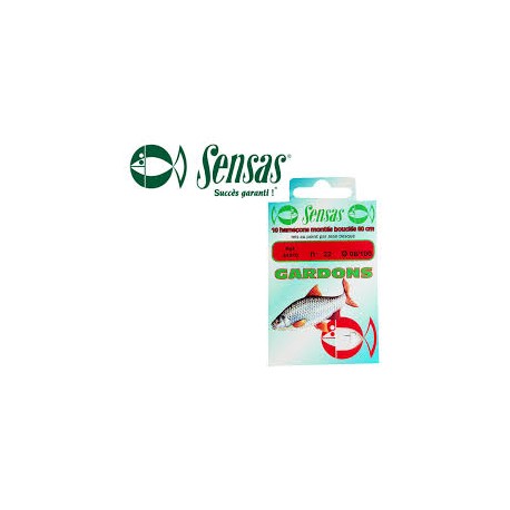 Line leader SENSAS Roach 40cm 0.08mm n°20