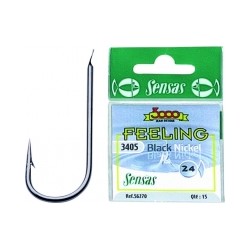 Bas de ligne SENSAS 3405 Black 0.10mm  n°16 2