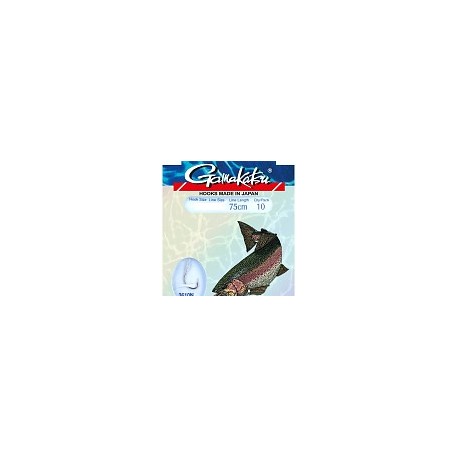 Bas de ligne GAMAKATSU Trout 3610N n°8 0.20mm  100cm