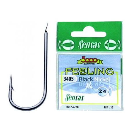 Hameçons SENSAS black 3405 n°20