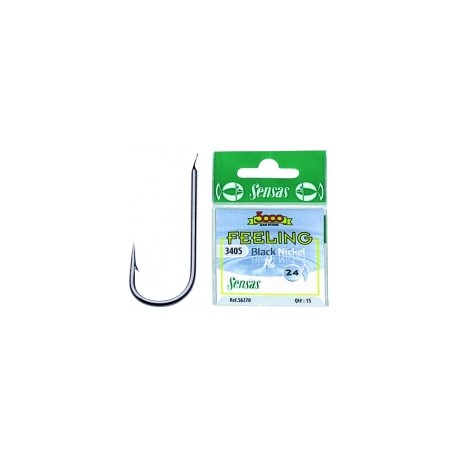 Hameçons SENSAS 3405 Black  n°18