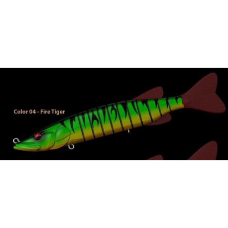 Leurre BIWAA Swimpike 24cm 62gr Fire tiger