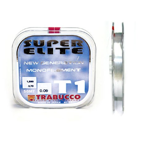 Nylon TRABUCCO T1 Super Elite 0.09mm 50m 1.68kg