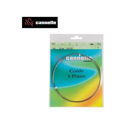 Piano wire CANNELLE 10m 80/100th