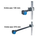 Support RIVE Parapluie entre-axe 370 mm - D.25mm