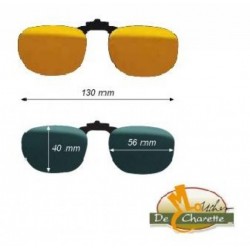 Flip-up clip JMC F2 Polarflite Yellow