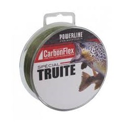 Nylon POWERLINE Carbonflex Truite 150m 0.18mm  3.76kg