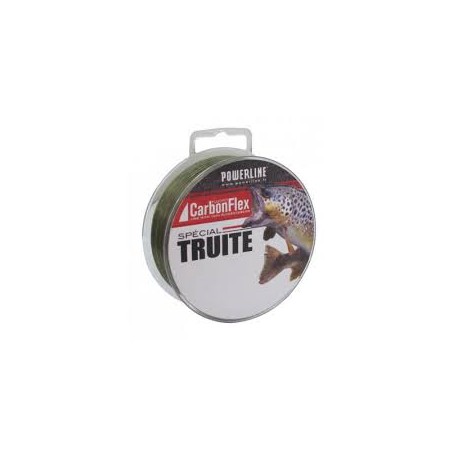 Nylon POWERLINE Carbonflex Truite 150m 0.18mm  3.76kg